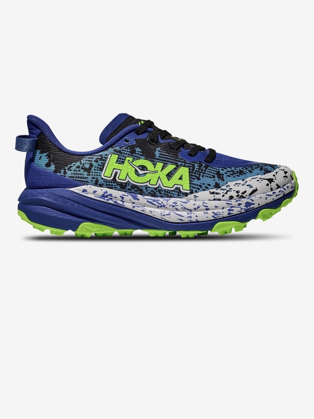 HOKA Kids Blue & Green Trail Running Shoe
